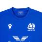 Scotland Kids Training Gym T-Shirt - Royal 2023 - Scotland and Macron Logos