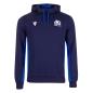 Scotland Mens Travel Pullover Hoodie - Navy 2023 - Front