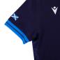 Scotland Mens Classic Home Rugby Shirt - Short Sleeve Navy 2023 - Sleeve