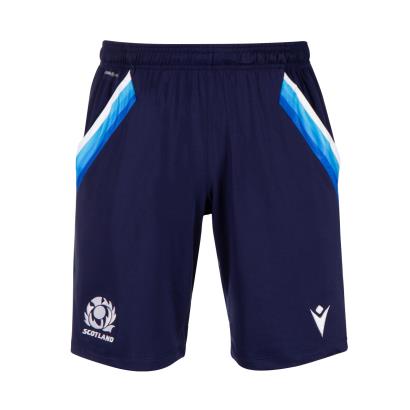 Scotland Mens Training Gym Shorts - Navy 2023 - Front