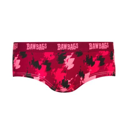 Bawbags Scotland Womens Camo Underwear - Pink - Front