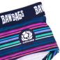 Bawbags Scotland Womens Striped Underwear - Navy - Badge