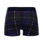 Bawbags Scottish Mens 3 Pack Boxer Shorts - Navy - Tartan Back