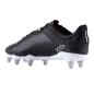 Gilbert Adults Sidestep X15 Rugby Boots - Black - Heel