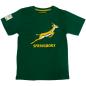 Kids South Africa Large Logo Tee - Bottle Green - Front