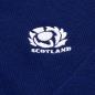 Womens Scotland Merino Wool Zip Neck Sweater - Navy - Detai  1