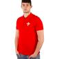 Wales Classic Cotton Pique Polo Red - Model