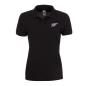 New Zealand Womens Classic Cotton Pique Polo Black - Front