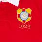 Tonga Mens Rugby Origins 1923 Rugby Shirt - Long Sleeve Red - Badge