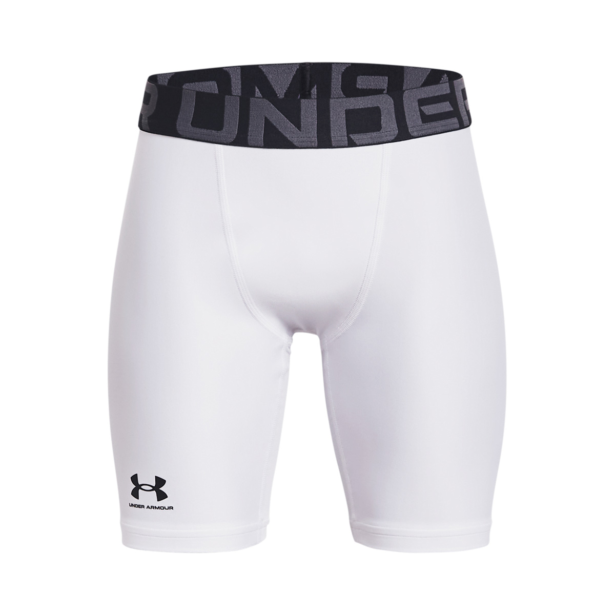 Kids Under Armour Heatgear Fitted Shorts - White | rugbystore