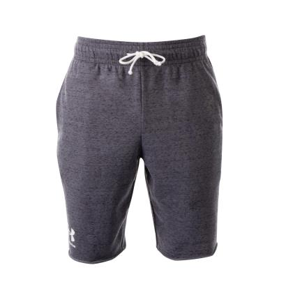 Under Armour Mens Rival Shorts - Pitch Grey - Front