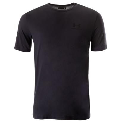 Under Armour Mens Sportstyle Logo Tee - Black - Front