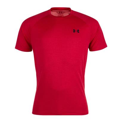 Under Armour Mens Tech 2.0 Tee - Red - Front
