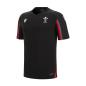 Wales Kids Training Gym Tee - Black 2023 - Front