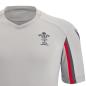 Wales Mens Training Gym Tee - Grey 2023 - Wales Logo