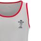 Wales Mens Training Gym Vest - Grey 2023 - Wales Logo