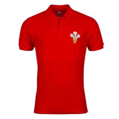 Wales Classic Polo Red - Front