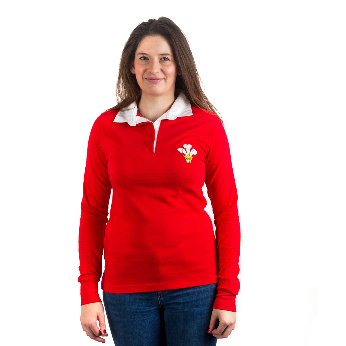 Womens Wales Classic Rugby Shirt Long Sleeved Rugbystore