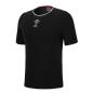 Wales Kids Leisure Cotton Tee - Black 2023 - Front