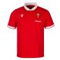 Wales Mens Classic Home Rugby Shirt - Short Sleeve 2023 - Front