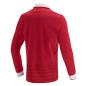 Macron Wales Mens Classic Home Rugby Shirt - Long Sleeve - Back
