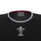 Wales Mens Leisure Cotton Tee - Black 2023 - Wales Logo
