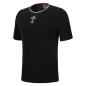 Wales Mens Leisure Cotton Tee - Black 2023 - Front