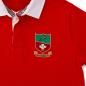 Wales Mens Summer Tour Heavyweight Rugby Shirt - Long Sleeve - Badge