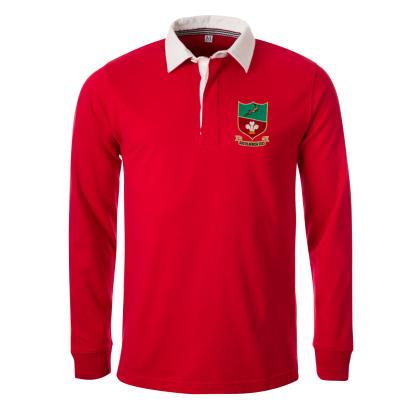 Wales Mens Summer Tour Heavyweight Rugby Shirt - Long Sleeve - F