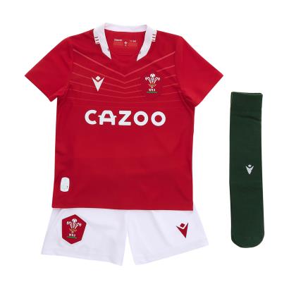 Macron Wales Toddlers Home Rugby Kit - Front