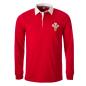 Wales Heavyweight Vintage Rugby Shirt L/S - Front