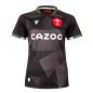 Wales Womens Alternate Rugby Shirt - Short Sleeve Black 2023 - Front