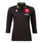 Wales Womens Classic Alternate Rugby Shirt - 3/4 Sleeve 2023 - Front