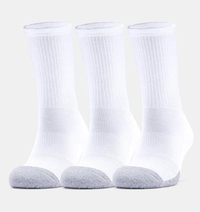 Under Armour Crew Socks White - Front
