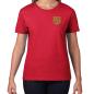 Lions 1888 Womens Printed Tee Red - Front