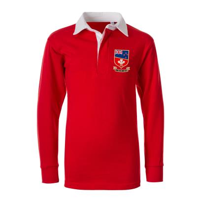 Womens World Cup 2022 - Wales Kids Classic Rugby Shirt - Front